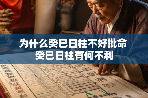 为什么癸巳日柱不好批命 癸巳日柱有何不利 为什么癸巳日柱不好批命 癸巳日柱有何不利