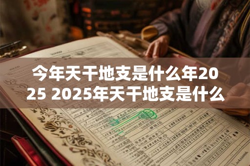 今年天干地支是什么年2025 2025年天干地支是什么 今年天干地支是什么年2025 2025年天干地支是什么