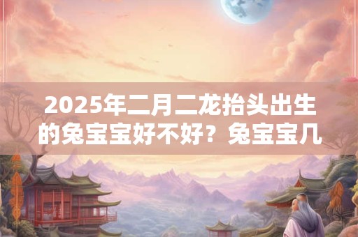2025年二月二龙抬头出生的兔宝宝好不好？兔宝宝几点出生最好命？