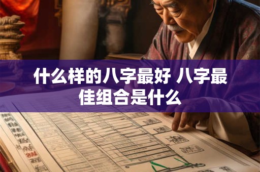 什么样的八字最好 八字最佳组合是什么