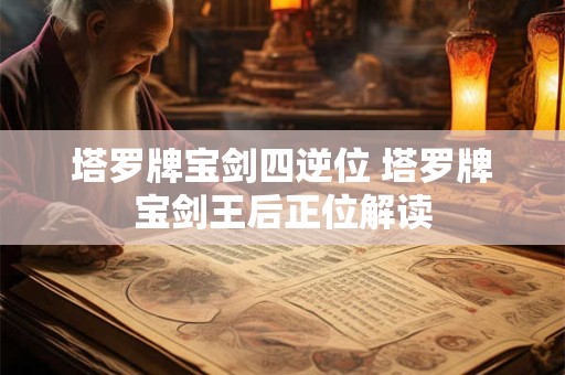 塔罗牌宝剑四逆位 塔罗牌宝剑王后正位解读