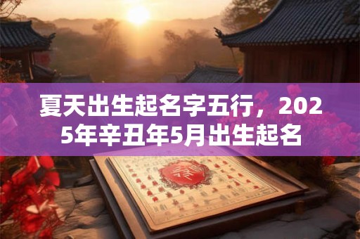 夏天出生起名字五行，2025年辛丑年5月出生起名
