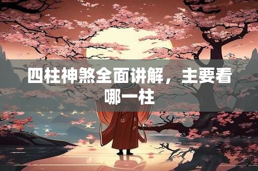 四柱神煞全面讲解，主要看哪一柱