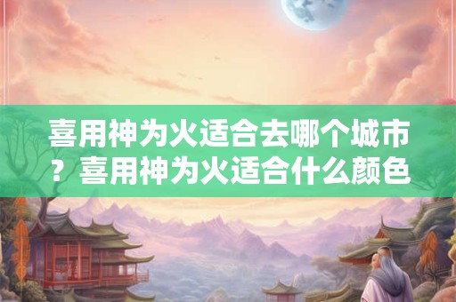 喜用神为火适合去哪个城市？喜用神为火适合什么颜色？