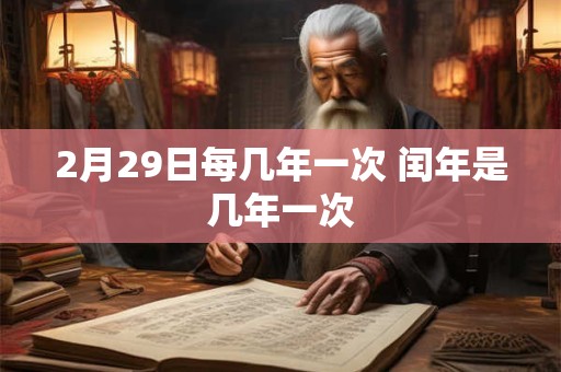 2月29日每几年一次 闰年是几年一次
