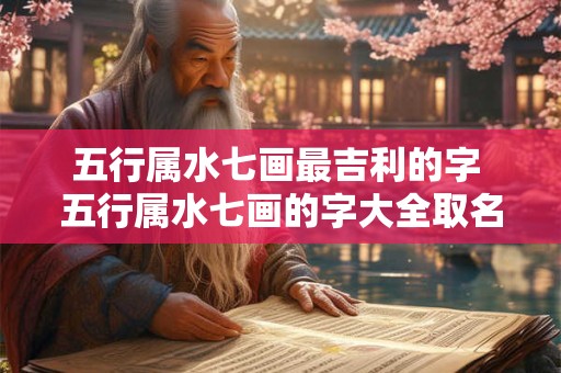 五行属水七画最吉利的字 五行属水七画的字大全取名