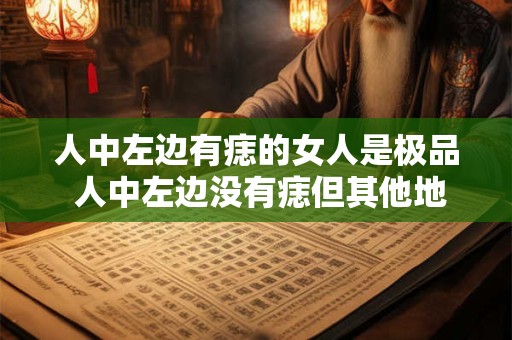 人中左边有痣的女人是极品 人中左边没有痣但其他地方有痣的女人是否同样具备极品属性 人中左边有痣的女人是极品 人中左边没有痣但其他地方有痣的女人是否同样具备极品属性