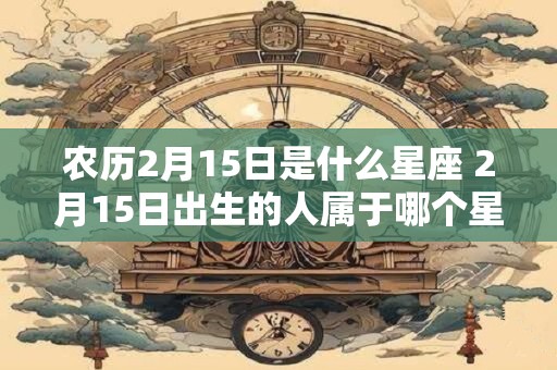 农历2月15日是什么星座 2月15日出生的人属于哪个星座