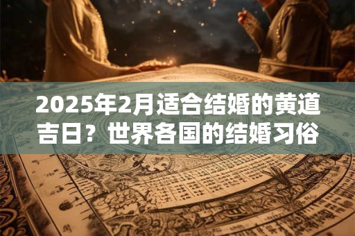 2025年2月适合结婚的黄道吉日？世界各国的结婚习俗是什么样？