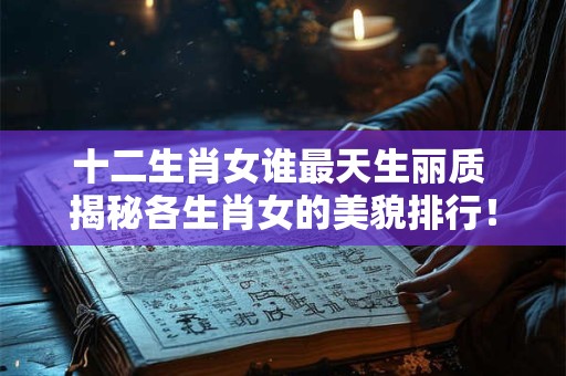 十二生肖女谁最天生丽质 揭秘各生肖女的美貌排行！