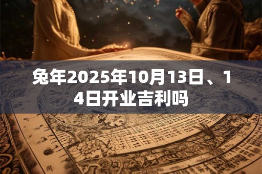 兔年2025年10月13日、14日开业吉利吗