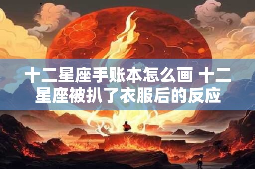 十二星座手账本怎么画 十二星座被扒了衣服后的反应 十二星座手账本怎么画 十二星座被扒了衣服后的反应