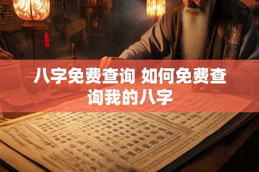 八字免费查询 如何免费查询我的八字 八字免费查询 如何免费查询我的八字