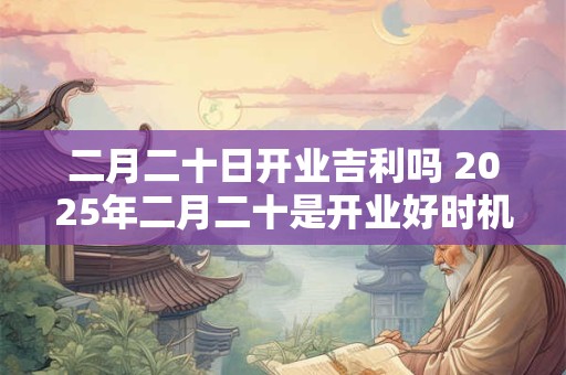 二月二十日开业吉利吗 2025年二月二十是开业好时机吗