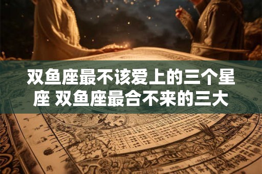 双鱼座最不该爱上的三个星座 双鱼座最合不来的三大星座 双鱼座最不该爱上的三个星座 双鱼座最合不来的三大星座