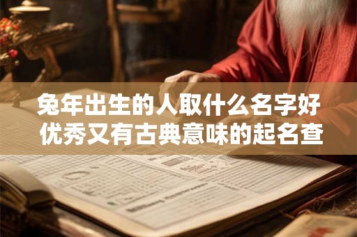 兔年出生的人取什么名字好 优秀又有古典意味的起名查询