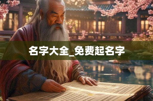 名字大全_免费起名字