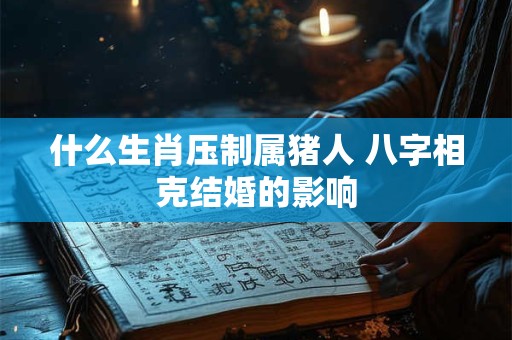 什么生肖压制属猪人 八字相克结婚的影响