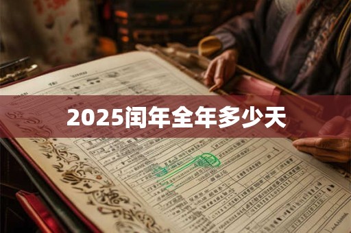 2025闰年全年多少天