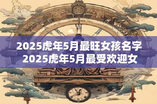 2025虎年5月最旺女孩名字 2025虎年5月最受欢迎女孩名字