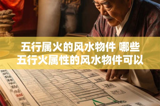 五行属火的风水物件 哪些五行火属性的风水物件可以用于提升家居财运