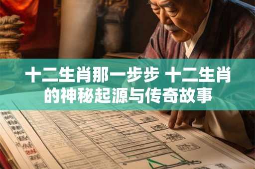 十二生肖那一步步 十二生肖的神秘起源与传奇故事