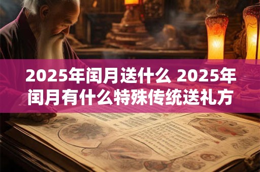 2025年闰月送什么 2025年闰月有什么特殊传统送礼方式