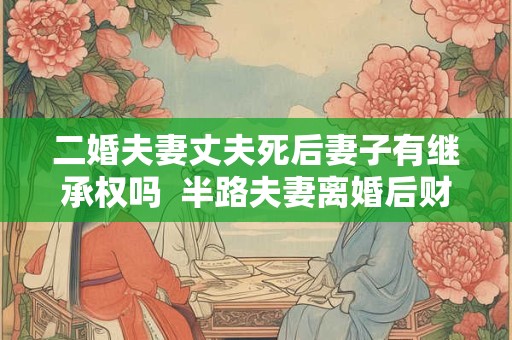 二婚夫妻丈夫死后妻子有继承权吗  半路夫妻离婚后财产怎么分配