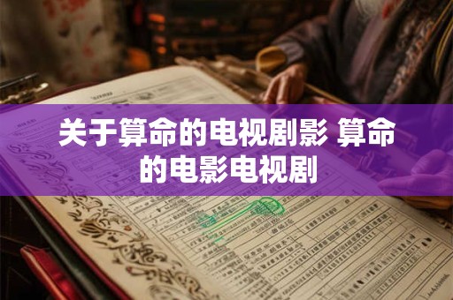 关于算命的电视剧影 算命的电影电视剧