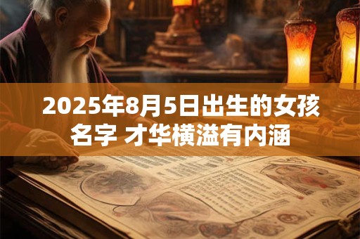 2025年8月5日出生的女孩名字 才华横溢有内涵