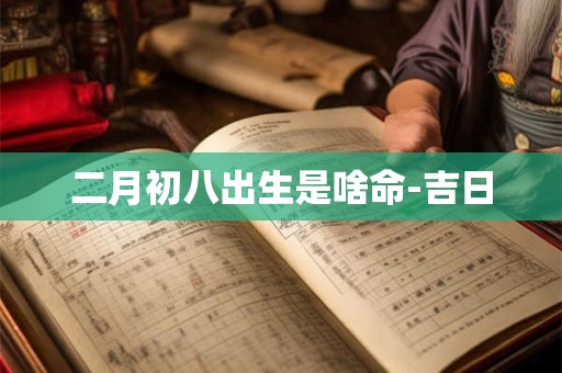 二月初八出生是啥命-吉日