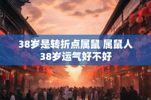 38岁是转折点属鼠 属鼠人38岁运气好不好 38岁是转折点属鼠 属鼠人38岁运气好不好