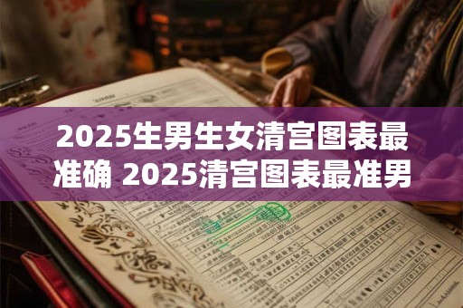 2025生男生女清宫图表最准确 2025清宫图表最准男女先生猜测谁能中