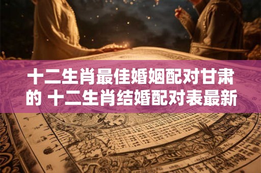 十二生肖最佳婚姻配对甘肃的 十二生肖结婚配对表最新