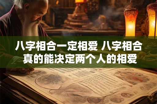 八字相合一定相爱 八字相合 真的能决定两个人的相爱吗
