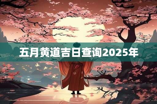 五月黄道吉日查询2025年