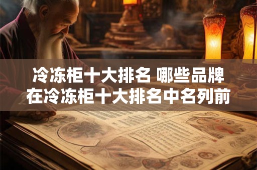 冷冻柜十大排名 哪些品牌在冷冻柜十大排名中名列前茅 冷冻柜十大排名 哪些品牌在冷冻柜十大排名中名列前茅