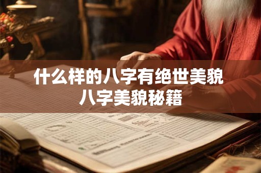 什么样的八字有绝世美貌 八字美貌秘籍