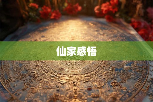 仙家感悟 仙家感悟