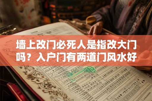 墙上改门必死人是指改大门吗？入户门有两道门风水好不好？