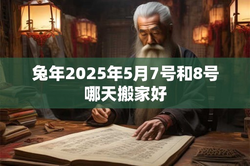 兔年2025年5月7号和8号哪天搬家好