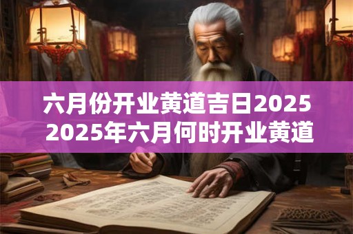 六月份开业黄道吉日2025 2025年六月何时开业黄道吉日 六月份开业黄道吉日2025 2025年六月何时开业黄道吉日