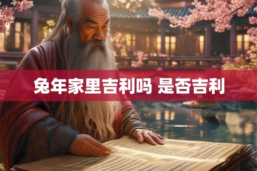 兔年家里吉利吗 是否吉利