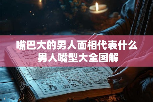 嘴巴大的男人面相代表什么 男人嘴型大全图解