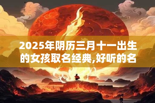 2025年阴历三月十一出生的女孩取名经典,好听的名字大全