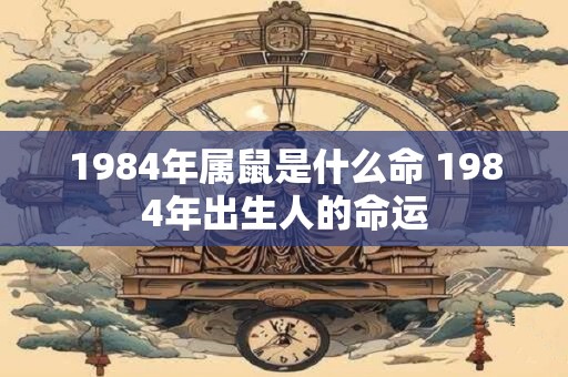 1984年属鼠是什么命 1984年出生人的命运 1984年属鼠是什么命 1984年出生人的命运