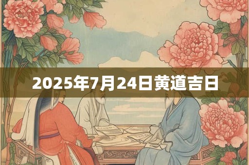 2025年7月24日黄道吉日