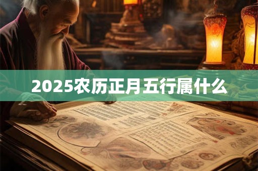2025农历正月五行属什么
