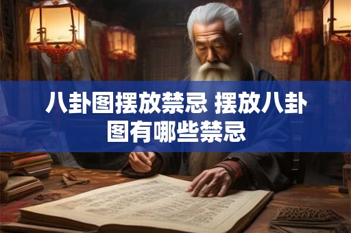 八卦图摆放禁忌 摆放八卦图有哪些禁忌
