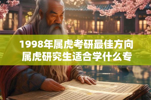 1998年属虎考研最佳方向 属虎研究生适合学什么专业